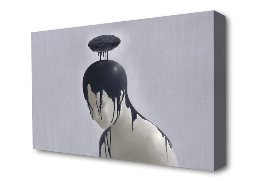 Clouds Of Ink 2 Canvas Wall Art
