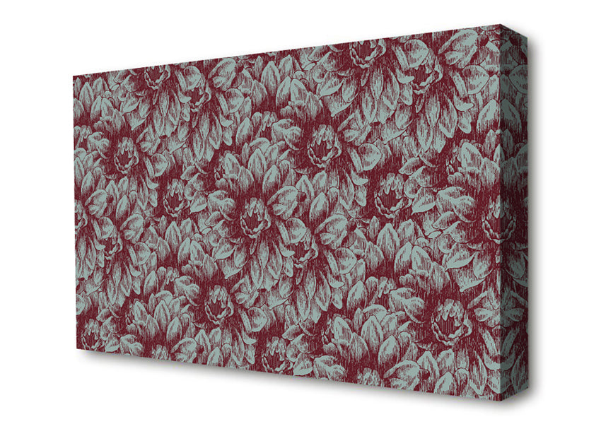 The Deep Brown Flower Canvas Wall Art
