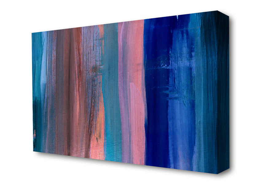 Vertical Drop Of Waves Canvas Wall Art