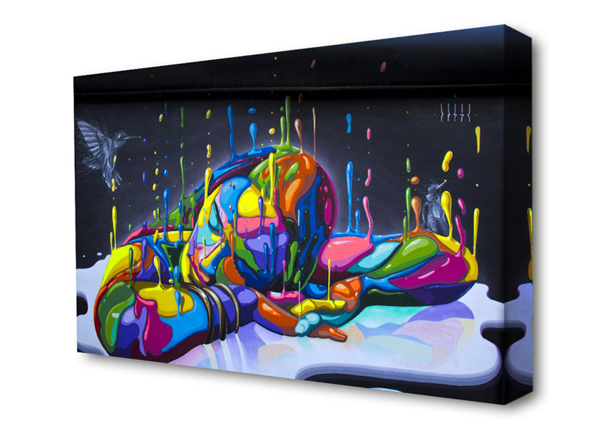 The Paint Slumber Canvas Wall Art