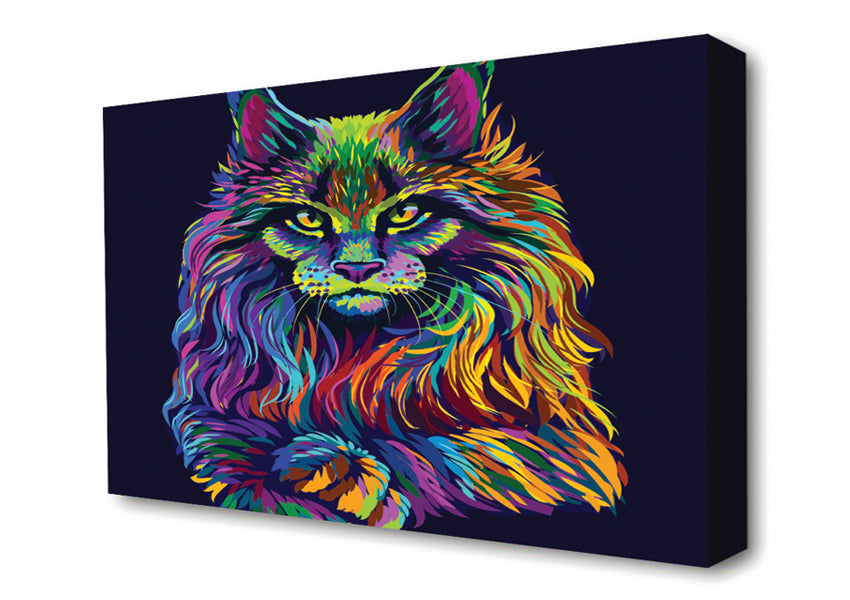The Maine Cat Canvas Wall Art