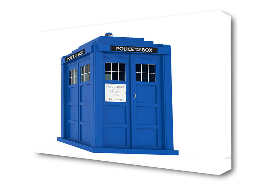 The Blue Police Box Britain Canvas Wall Art