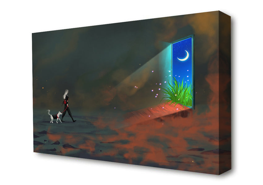 Door Into Nature Canvas Wall Art