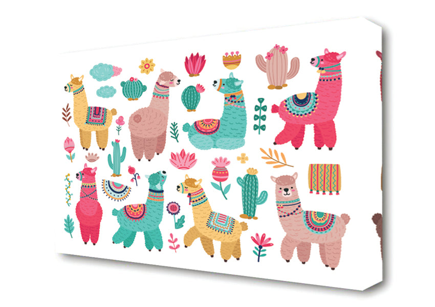 The Alpaca Collection Canvas Wall Art