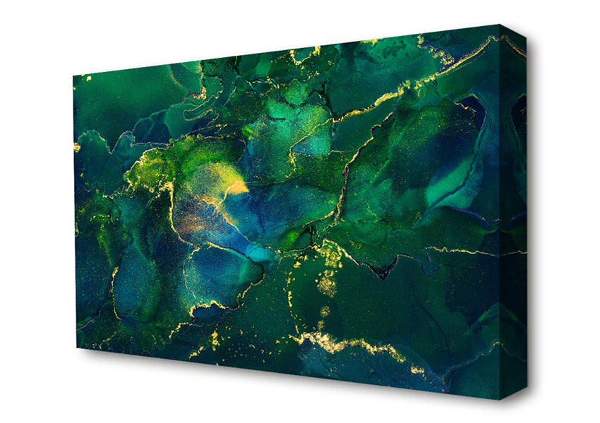 The Algae Coloured Waters Canvas Wall Art
