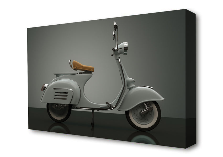 The Awesome Scooter Canvas Wall Art