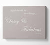 Classy n Fabulous Beige Canvas Wall Art