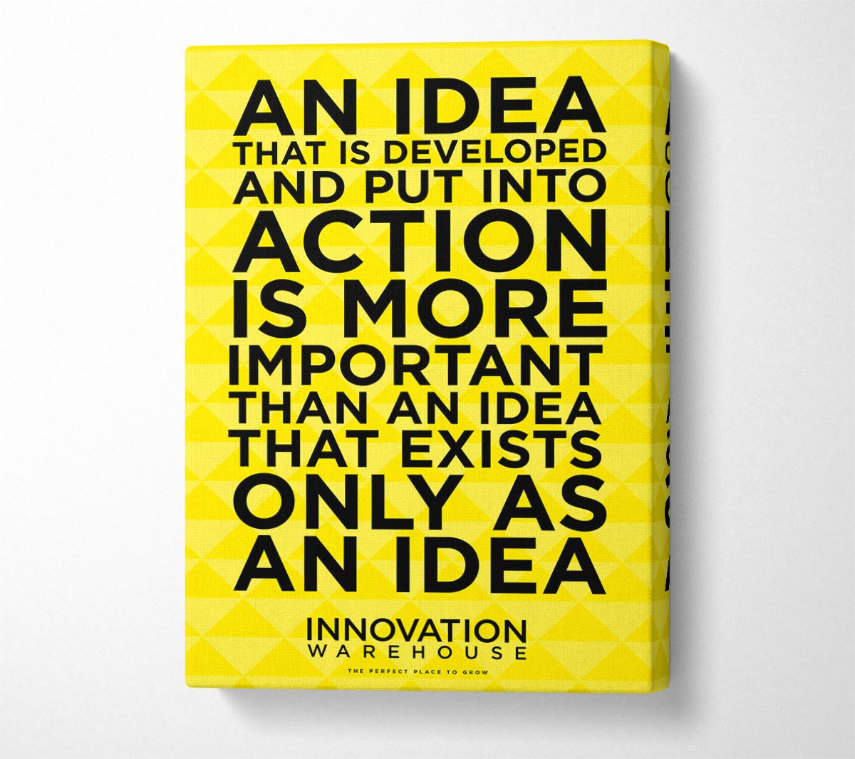 An Idea Put Into Action Canvas Wall Art