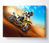 Suzuki Motocross Canvas Wall Art