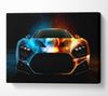 Space Car Canvas Wall Art