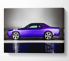 Purple Mustang Canvas Wall Art