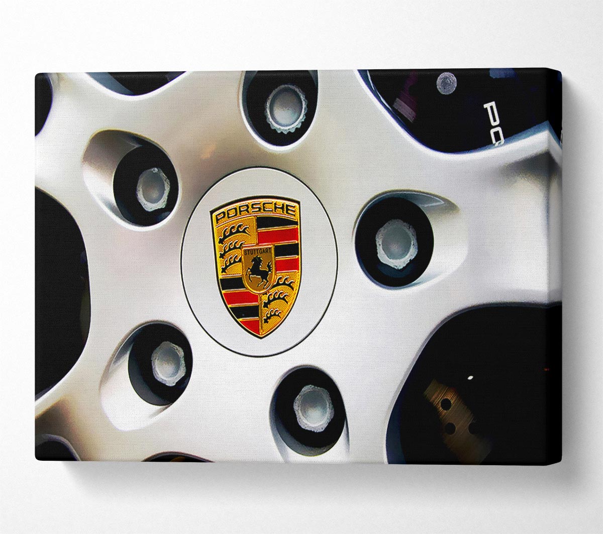 Porsche Wheel Canvas Wall Art