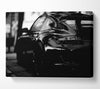 Porsche In Black Canvas Wall Art