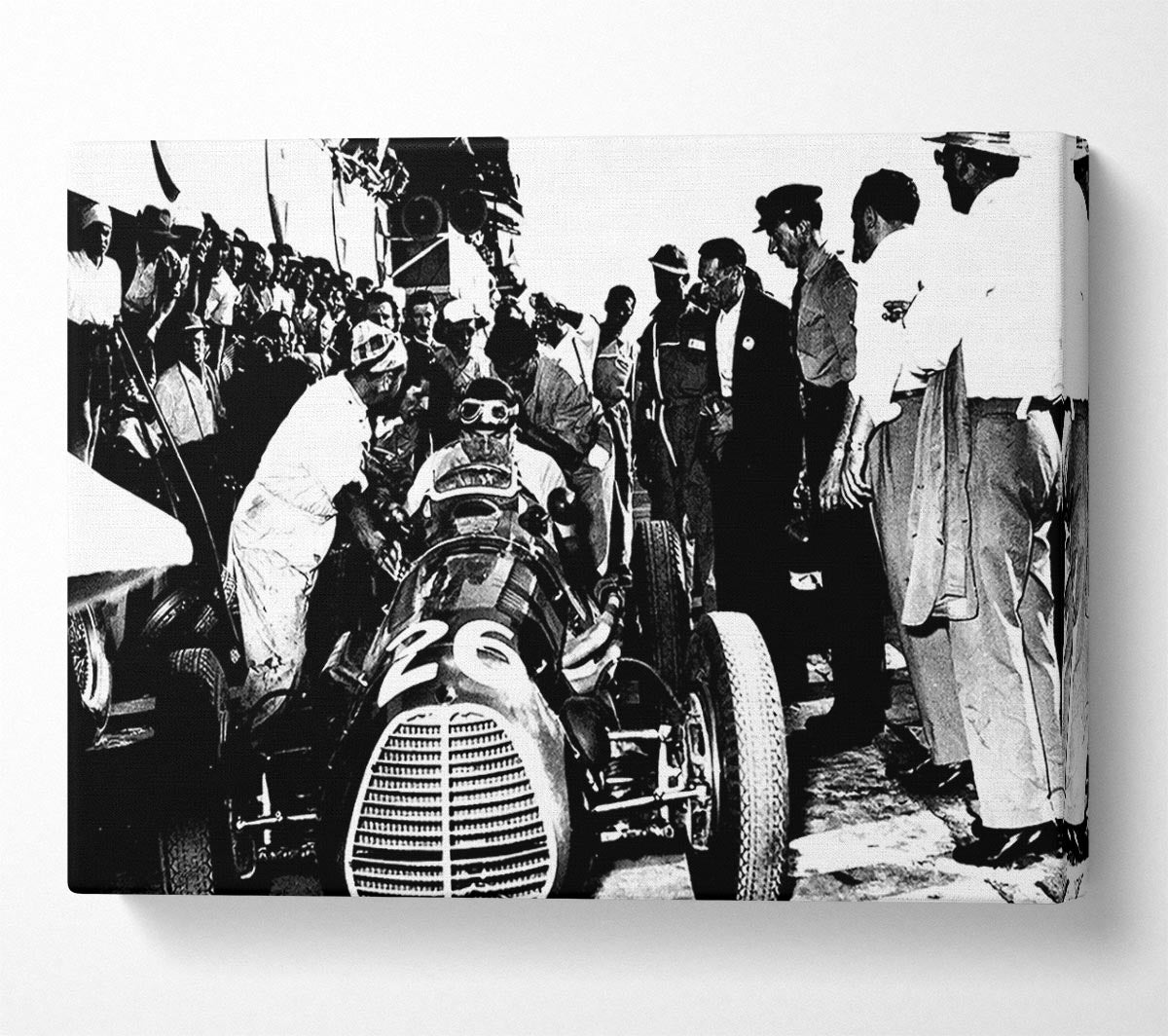 Number 26 In The Pit Stops Canvas Wall Art