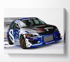 Mitsubishi Evo Canvas Wall Art