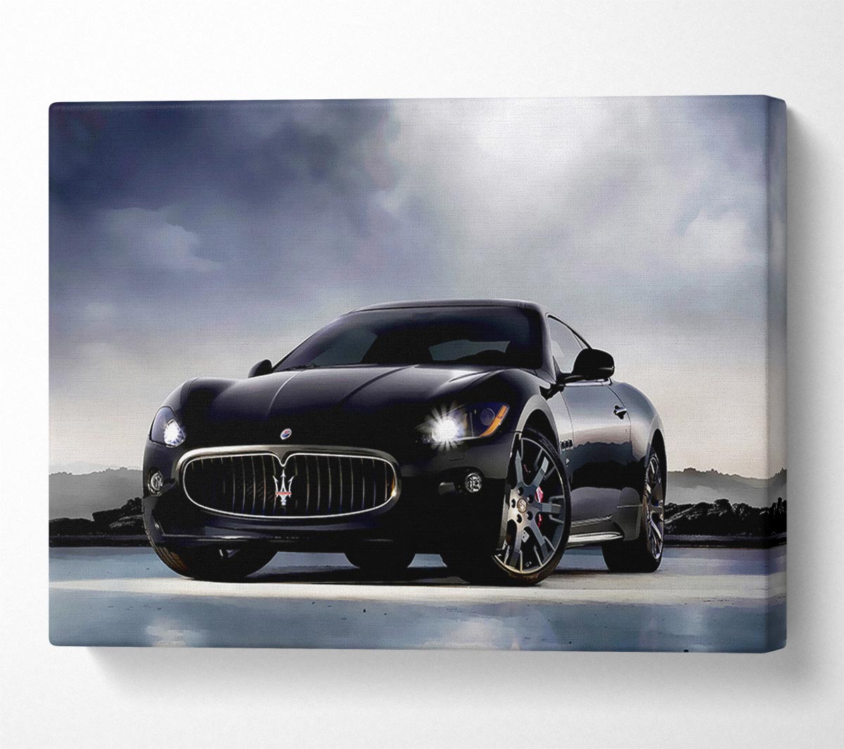 Maserati Black Beauty Canvas Wall Art