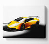 Lamborghini Side Profile Yellow Canvas Wall Art