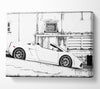 Lamborghini Gallardo Spyder Adv1 Wheels Canvas Wall Art