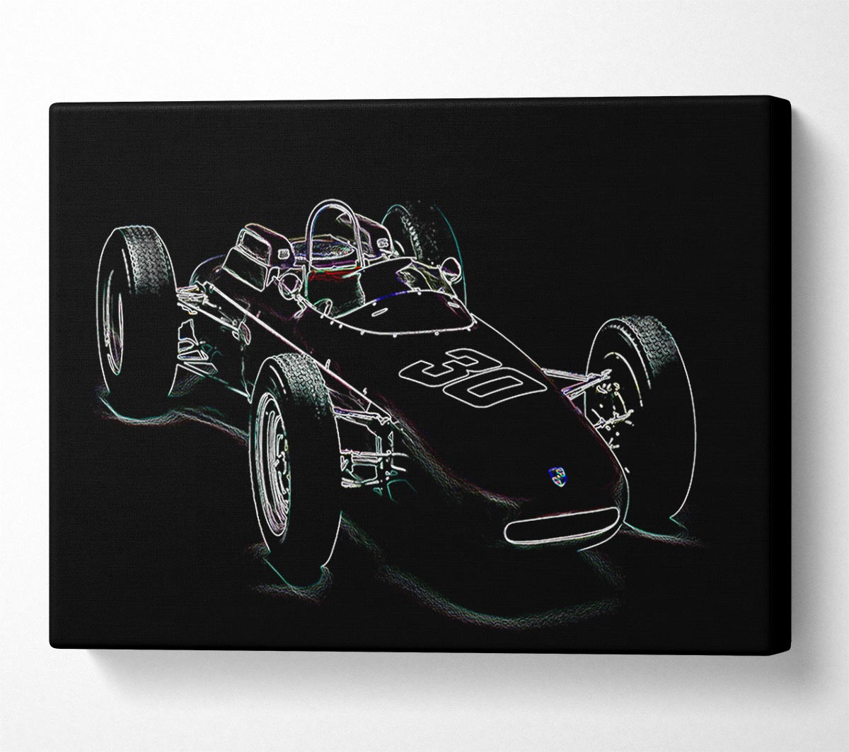 Formula One Retro Canvas Wall Art