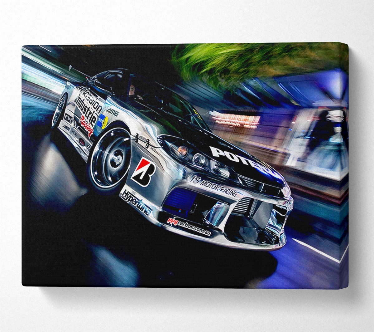 Drift Racer Canvas Wall Art
