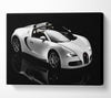 Bugatti Veyron Black And White Canvas Wall Art