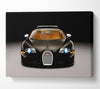 Bugatti Veyron Black Canvas Wall Art