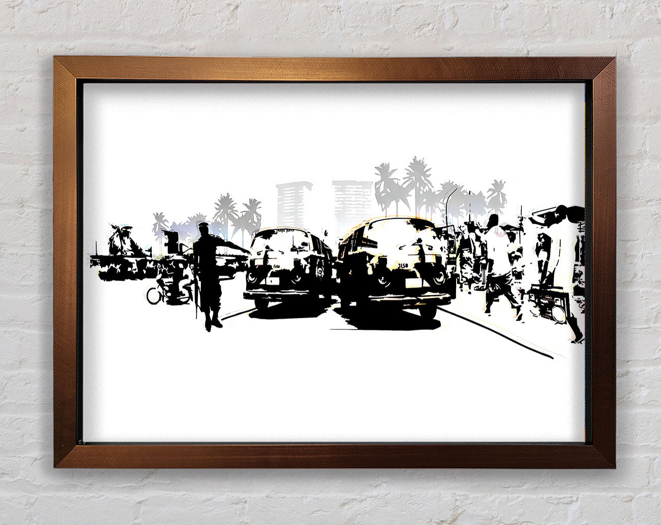 Boy Street Racers Framed Wall Art