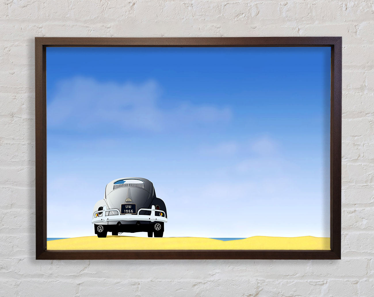 Beetle Beach Framed Wall Art