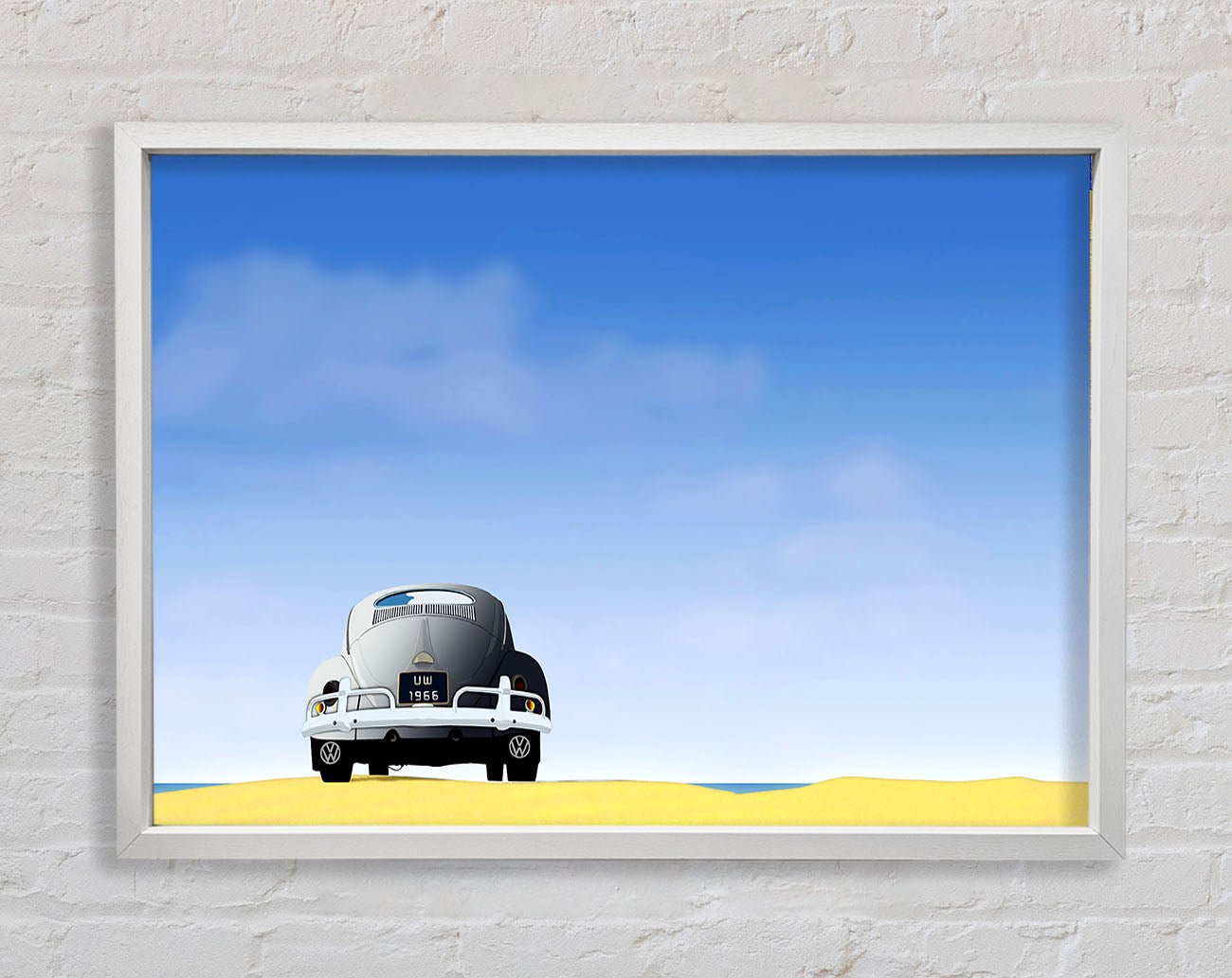 Beetle Beach Framed Wall Art