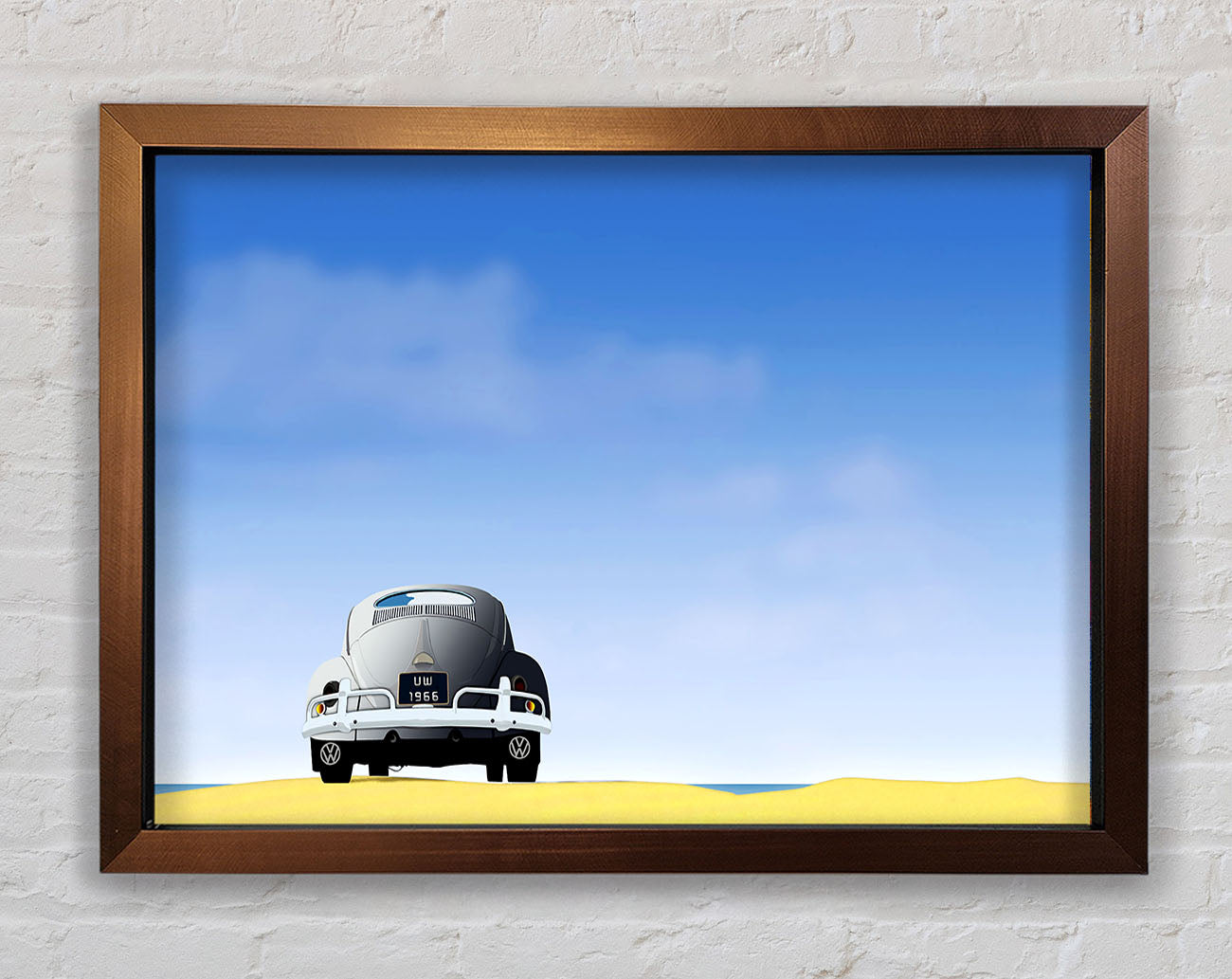 Beetle Beach Framed Wall Art