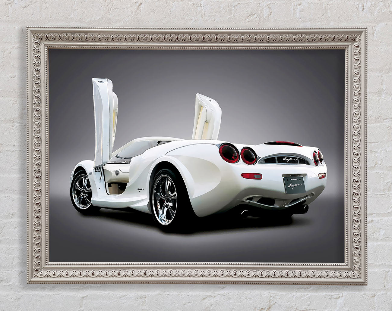Bat Winged Stunner Framed Wall Art