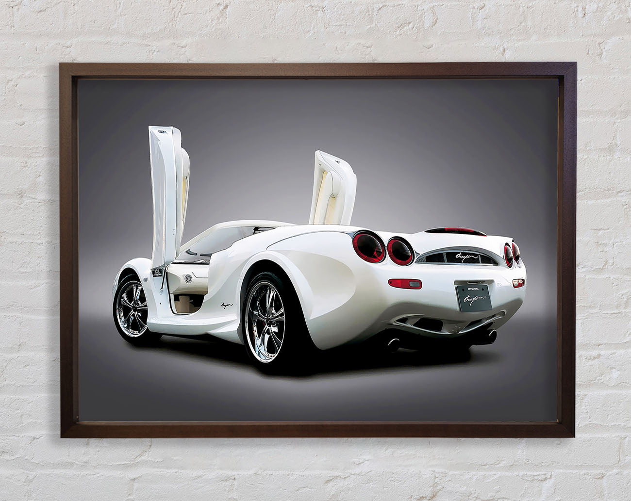 Bat Winged Stunner Framed Wall Art