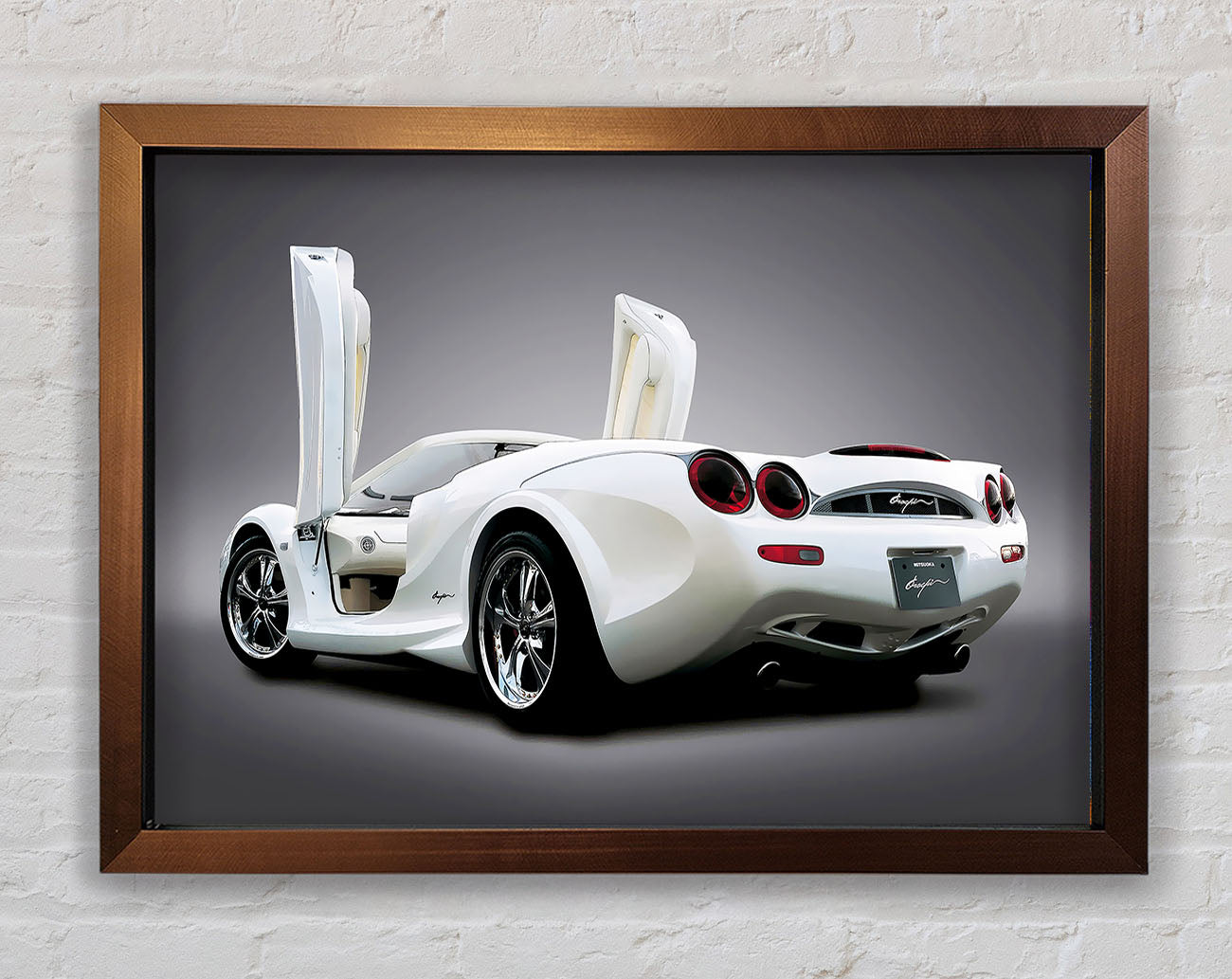 Bat Winged Stunner Framed Wall Art