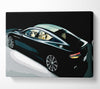 Aston Martin Vantage Black Canvas Wall Art