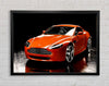 Aston Martin Orange Framed Wall Art