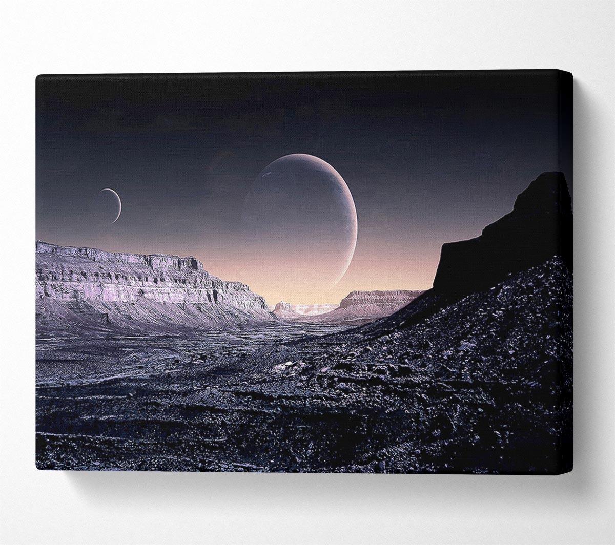 Planes On Sky Fantasy Canvas Wall Art