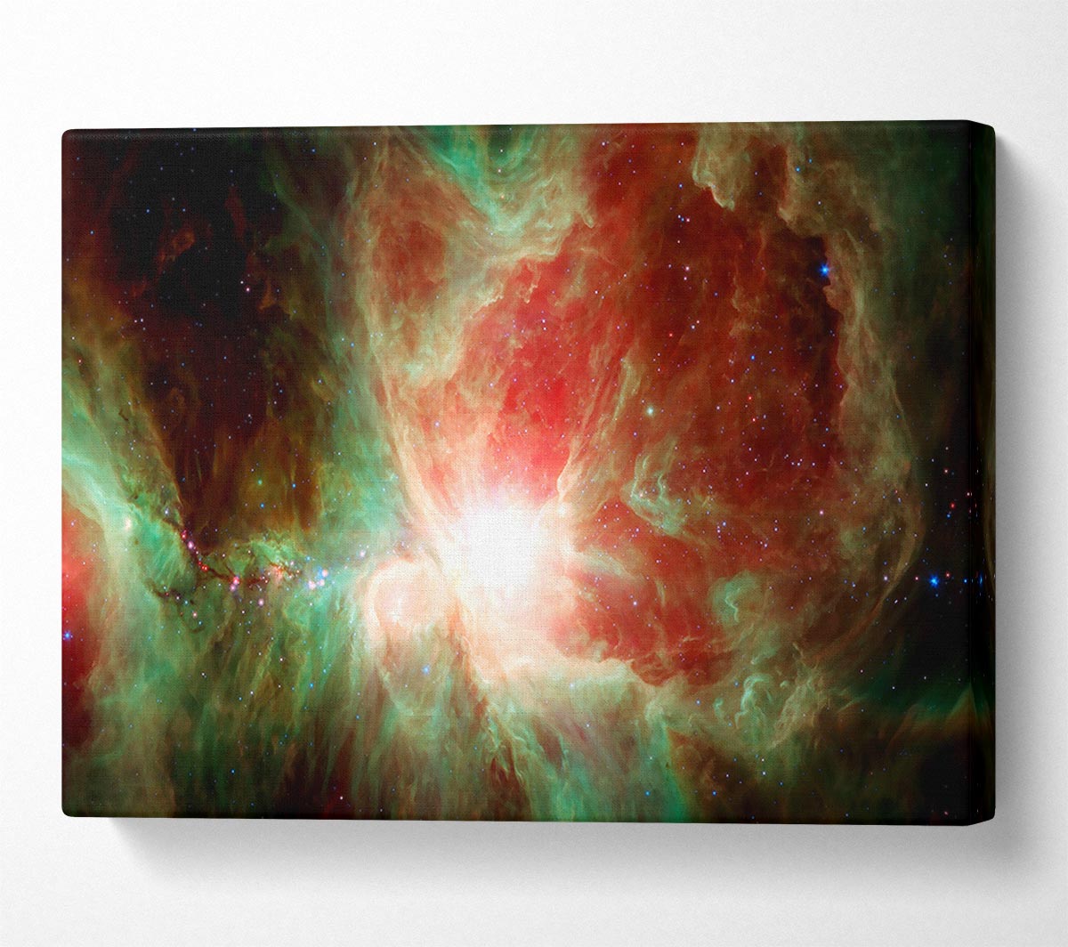 Space Gas Rainbow Canvas Wall Art