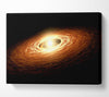 Golden Ring Galaxy Canvas Wall Art