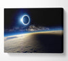 Solar Eclipse From Space Canvas Wall Art