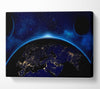 Blue Space Canvas Wall Art