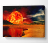 The Sun On Mars Canvas Wall Art