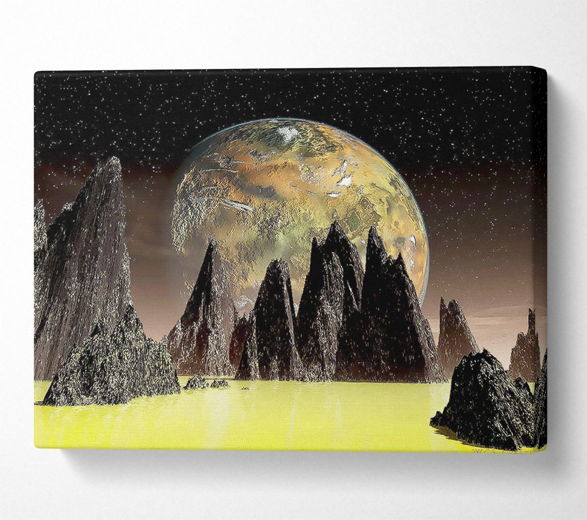 Life On A Distant Planet Canvas Wall Art