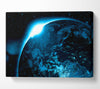 Sunrise Over Planet Canvas Wall Art