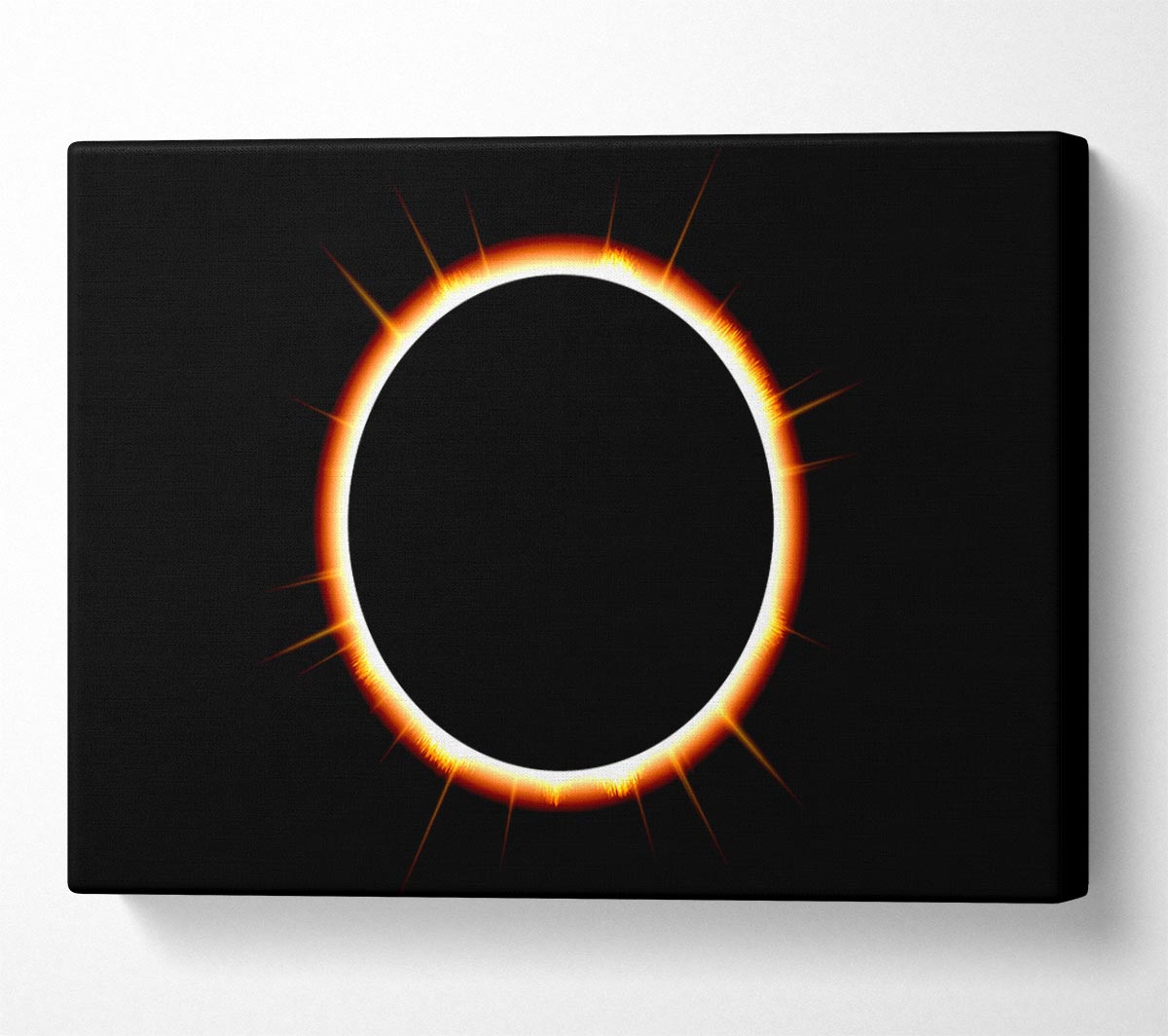 Solar Eclipse Of The Sun Canvas Wall Art