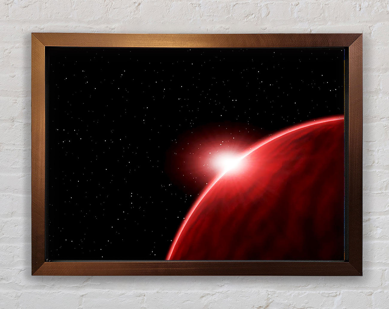 Alien Sunrise Framed Wall Art