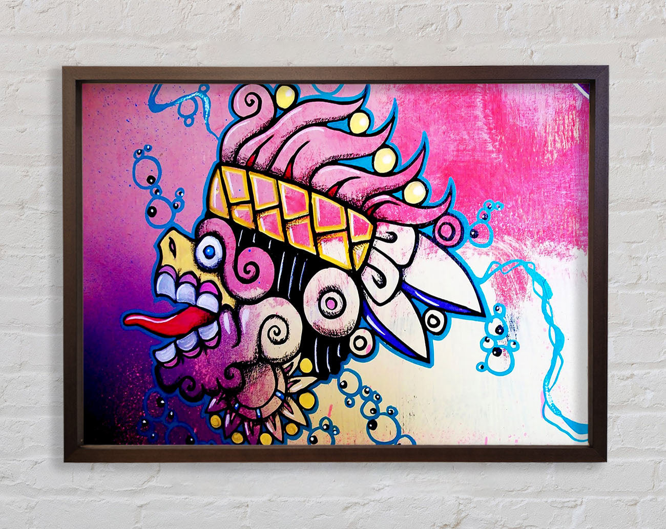 Chief Head Framed Wall Art