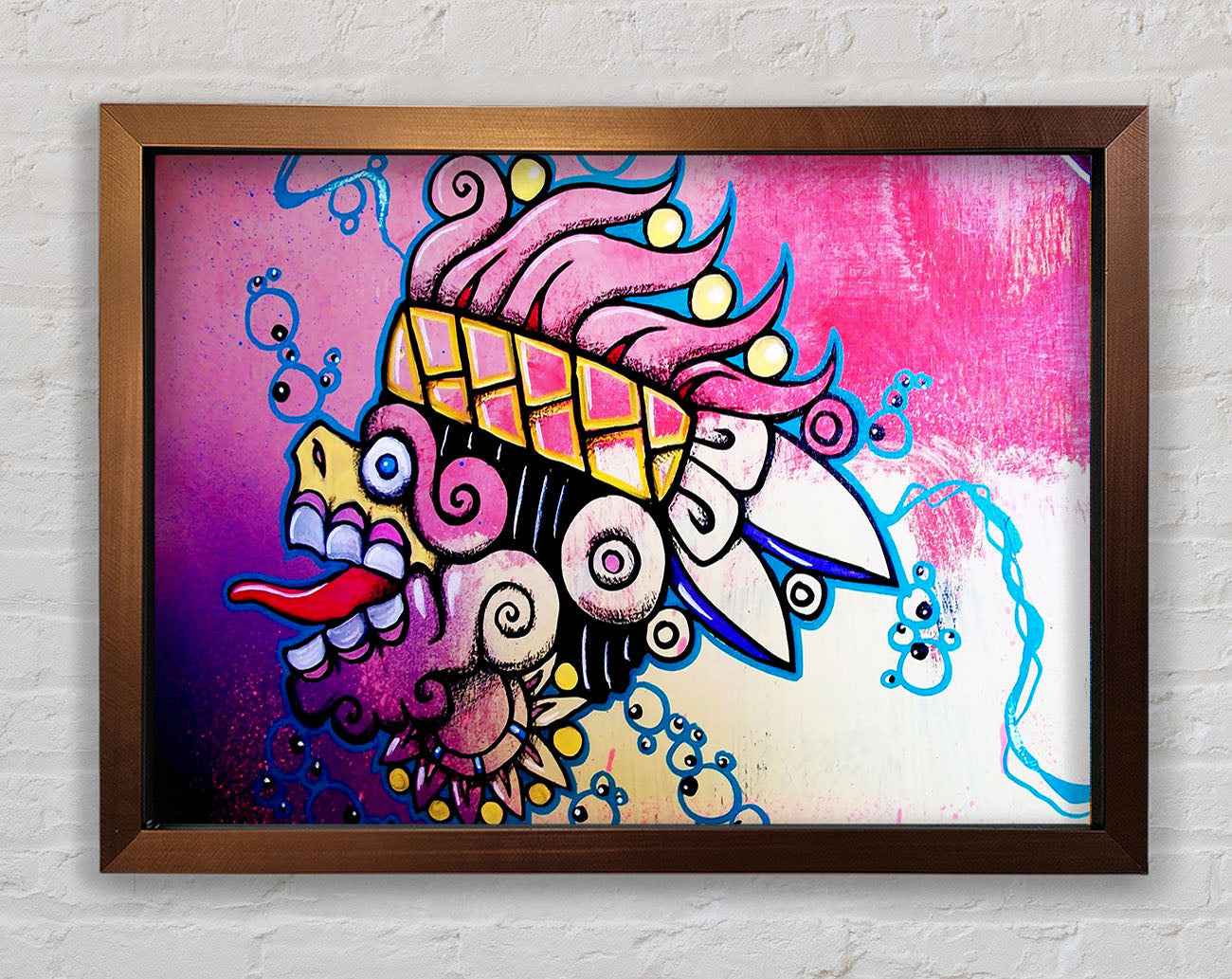 Chief Head Framed Wall Art