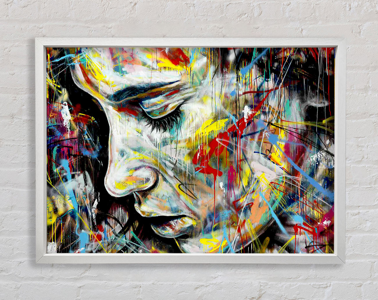 Colourful Woman Framed Wall Art