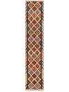 Maimana Afghanistan Kilim Runner - 385 x 81 cm