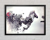 Abstract Zebra Framed Wall Art